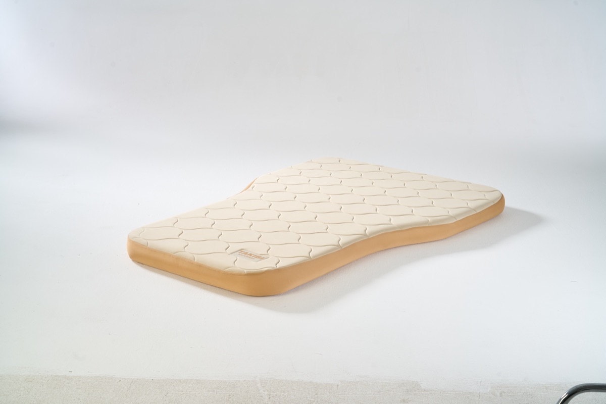 White TPU inflatable mattress for car camping - lightweight and odor-free